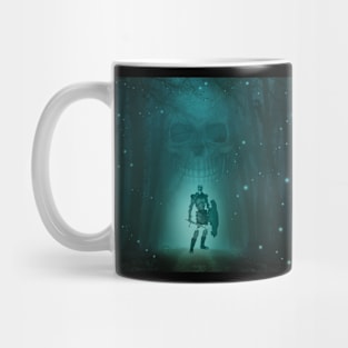 Skeleton Warrior Grim Reaper Death Forest Mug